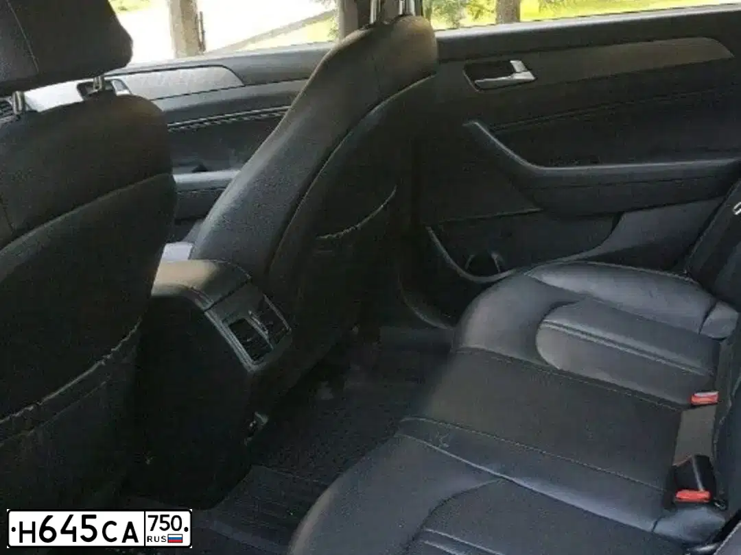 Фото автомобиля HYUNDAI SONATA, 2017 — госномер К329ТХ57. Цвет: ЧЕРНЫЙ