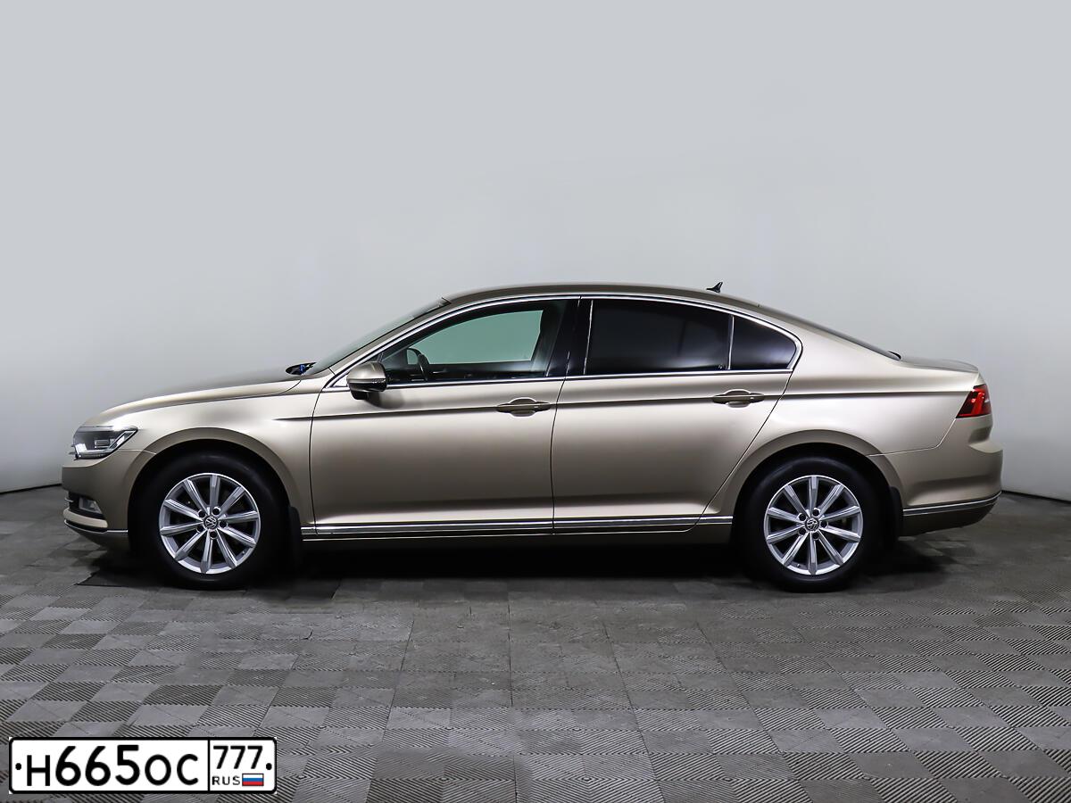 Фото автомобиля VOLKSWAGEN PASSAT, 2015 — госномер В247КК92. Цвет: БЕЖЕВЫЙ
