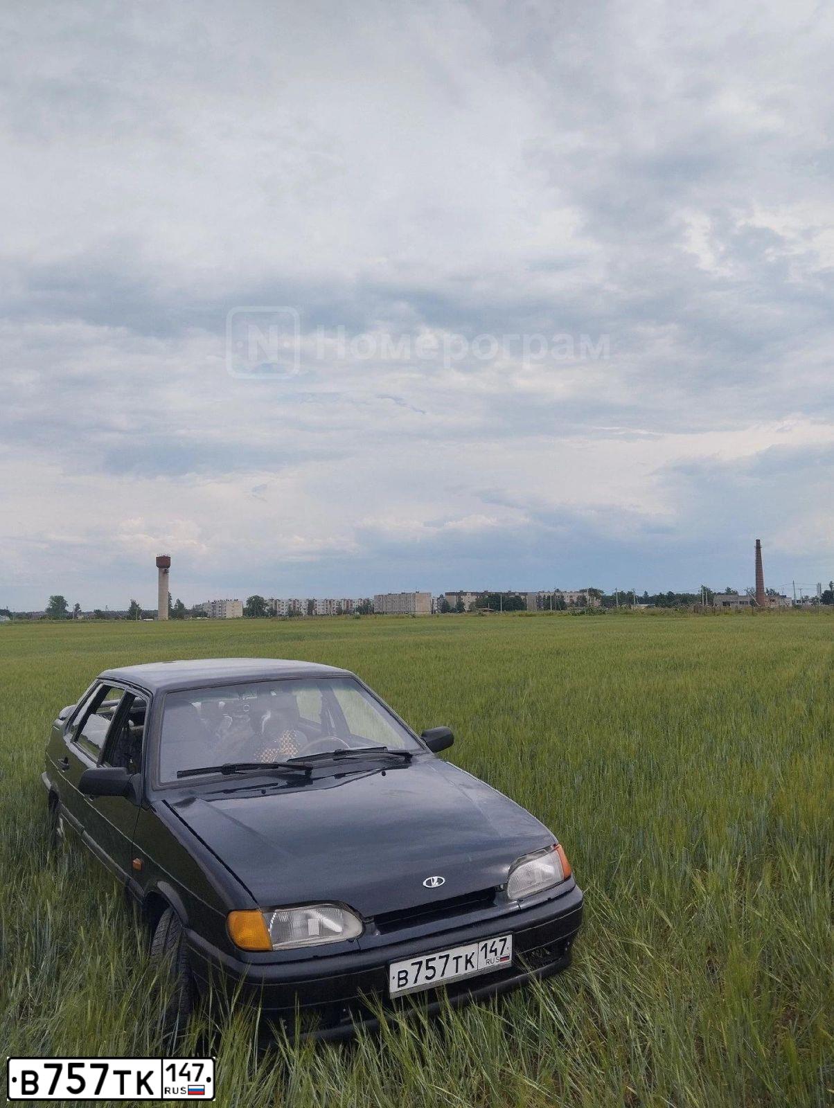 Фото автомобиля LADA 2115 SAMARA, 2008 — госномер В757ТК147. Цвет: ГРАФИТОВЫЙ МЕТАЛЛИК
