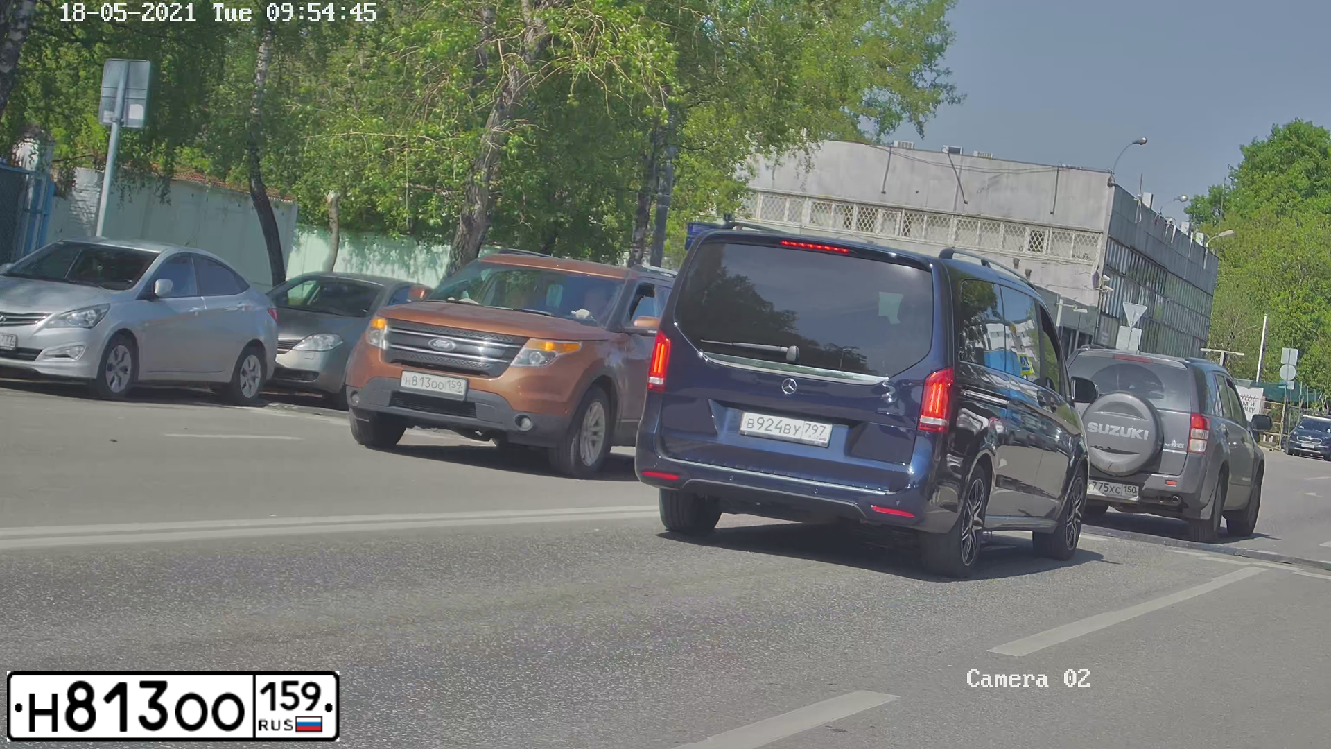 Фото автомобиля FORD EXPLORER, 2014 — госномер Н813ОО159. Цвет: Коричневый