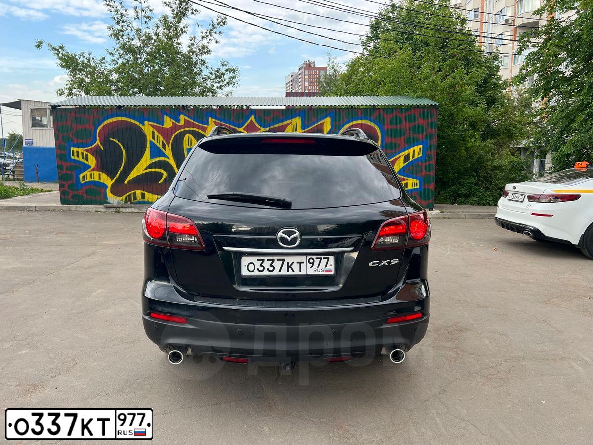Фото автомобиля MAZDA CX-9, 2012 — госномер О337КТ977. Цвет: ЧЕРНЫЙ