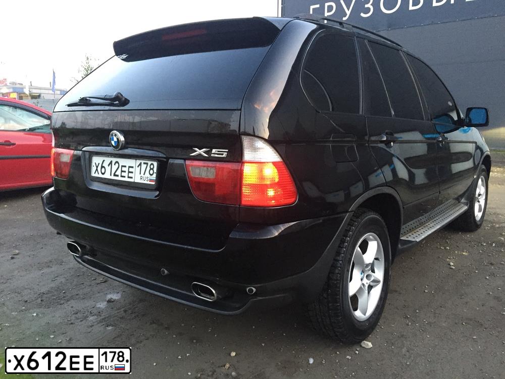 Фото автомобиля BMW X5, 2002 — госномер Х612ЕЕ178. Цвет: ЧЕРНЫЙ