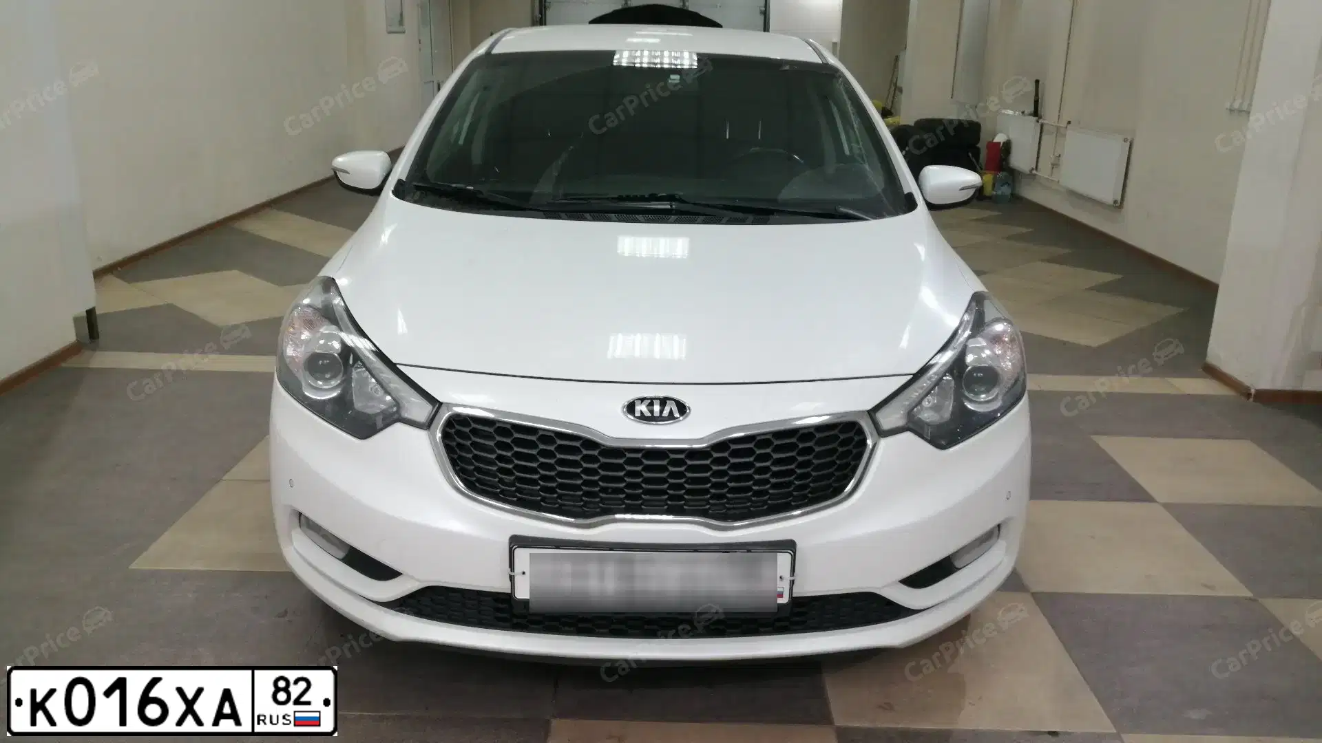 Фото автомобиля KIA CERATO, 2014. Цвет: БЕЛЫЙ