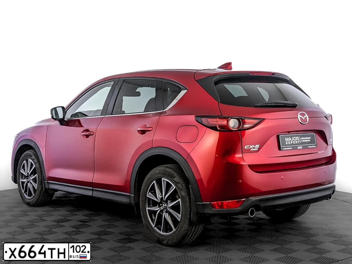 Фото автомобиля MAZDA CX-5, 2018 — госномер Р285ТР69. Цвет: Красный