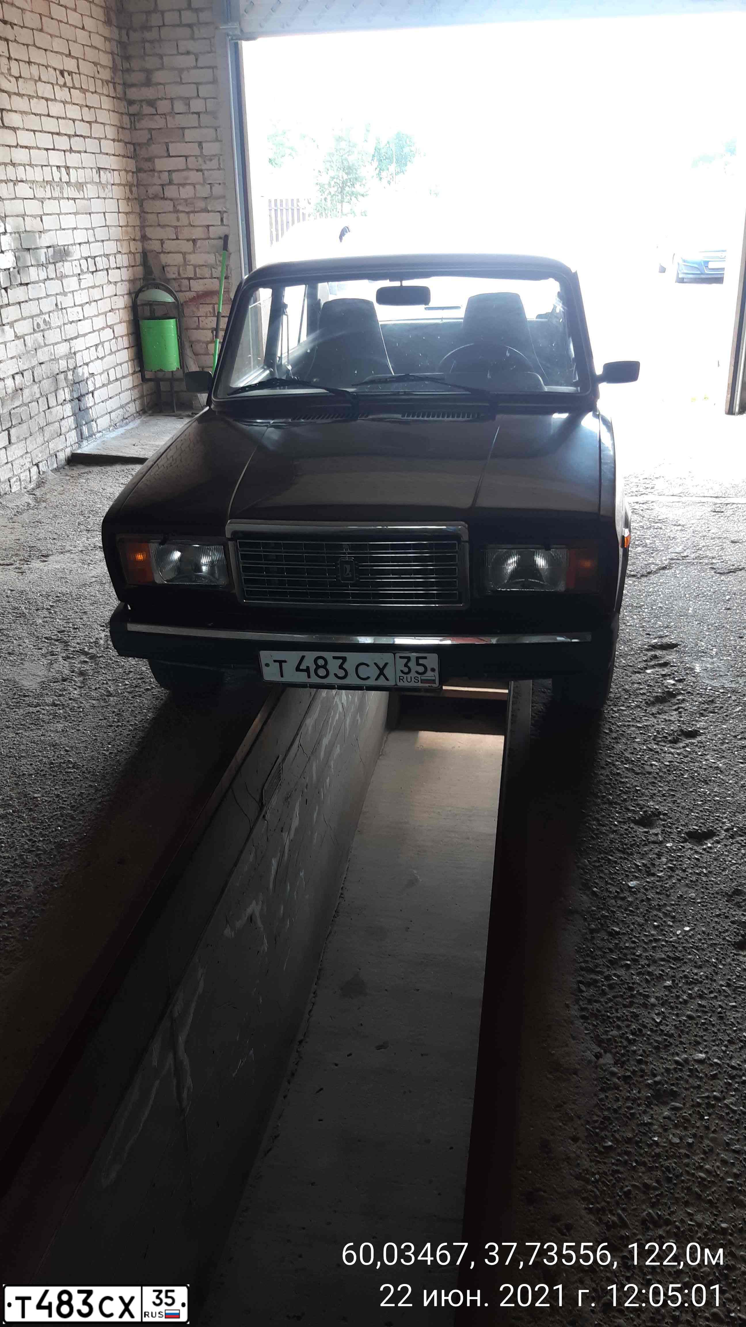 Фото автомобиля LADA 2107, 2008 — госномер К025КЕ53