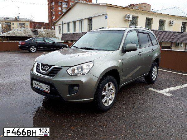 Фото автомобиля CHERY TIGGO, 2013 — госномер Х604ЕУ72. Цвет: СЕРЫЙ