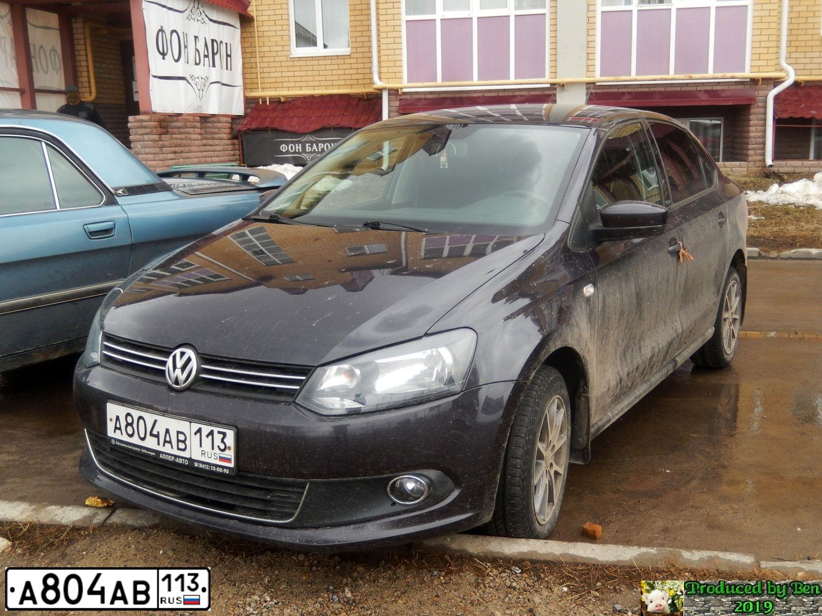 Фото автомобиля VOLKSWAGEN POLO, 2015 — госномер А892ОУ67. Цвет: ТЕМНО-СЕРЫЙ