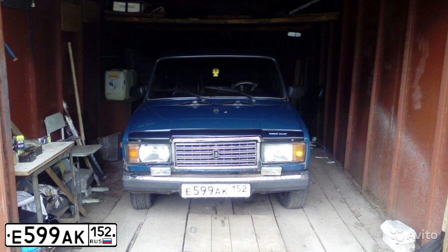Фото автомобиля LADA 2107, 2002 — госномер А968СВ152. Цвет: Сине-зеленый