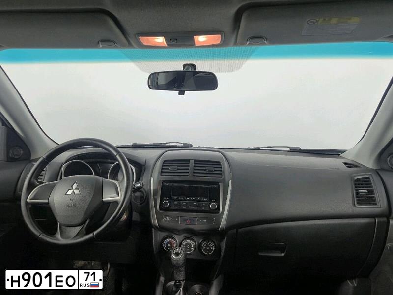 Фото автомобиля MITSUBISHI ASX, 2012 — госномер У536НР71. Цвет: голубой