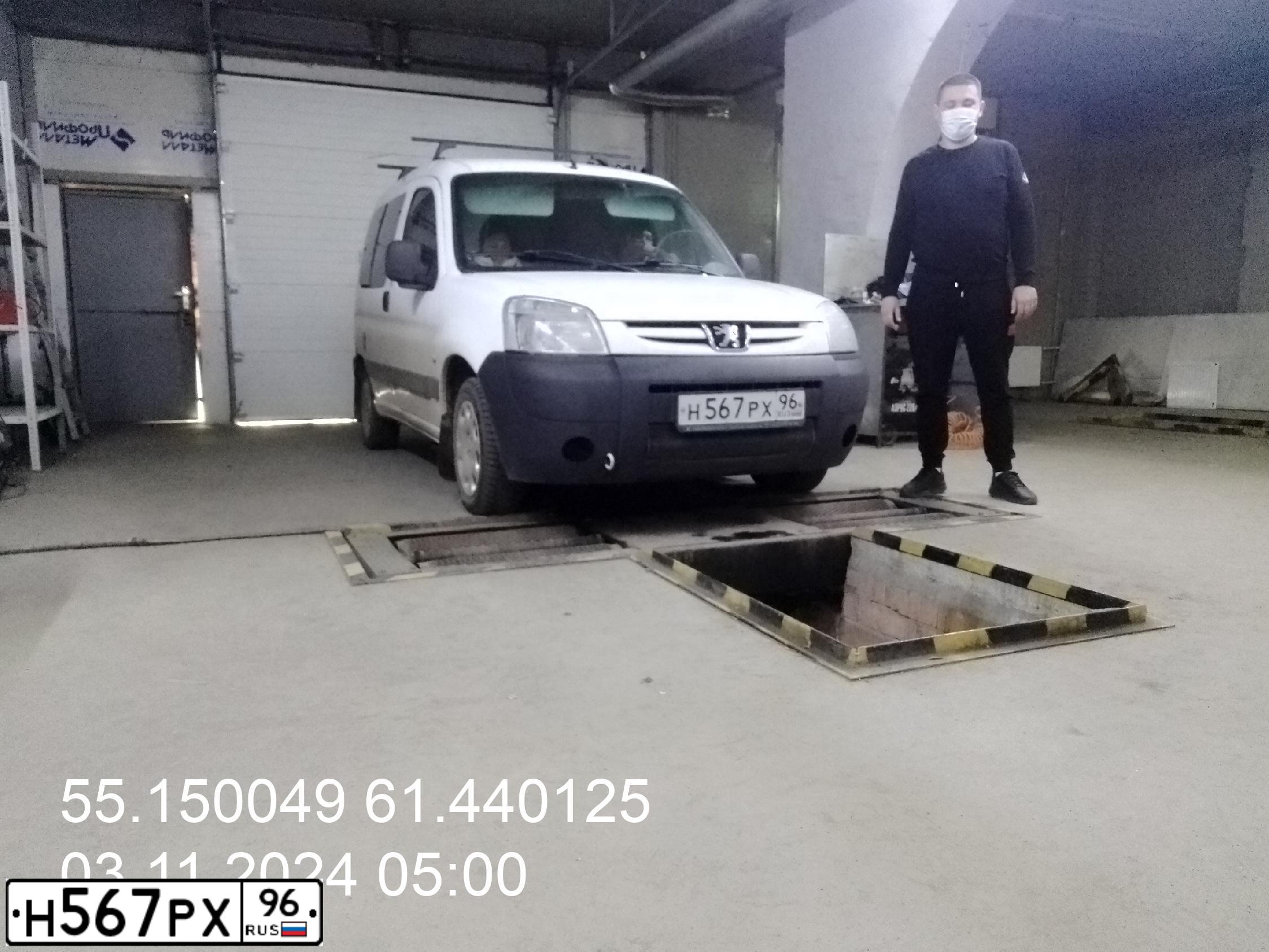 Фото автомобиля PEUGEOT PARTNER, 2008 — госномер Н193ТВ96. Цвет: БЕЛЫЙ