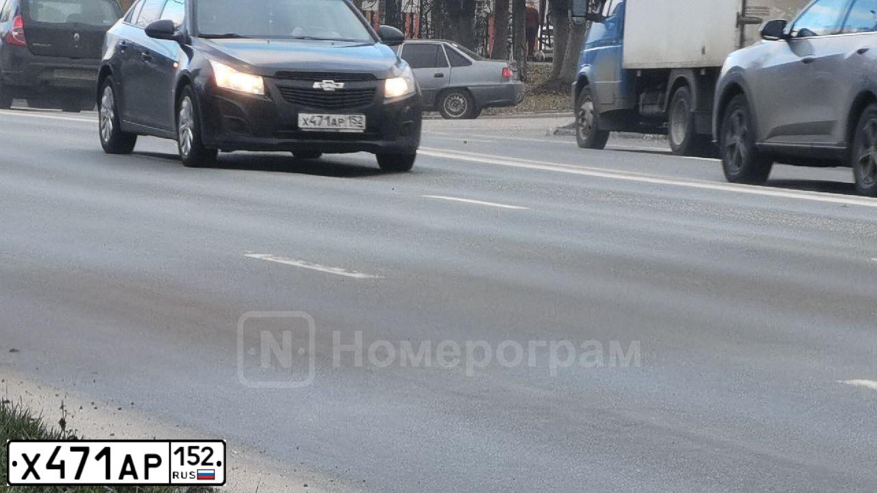 Фото автомобиля CHEVROLET CRUZE, 2012 — госномер М111ЕТ152. Цвет: ЧЕРНЫЙ