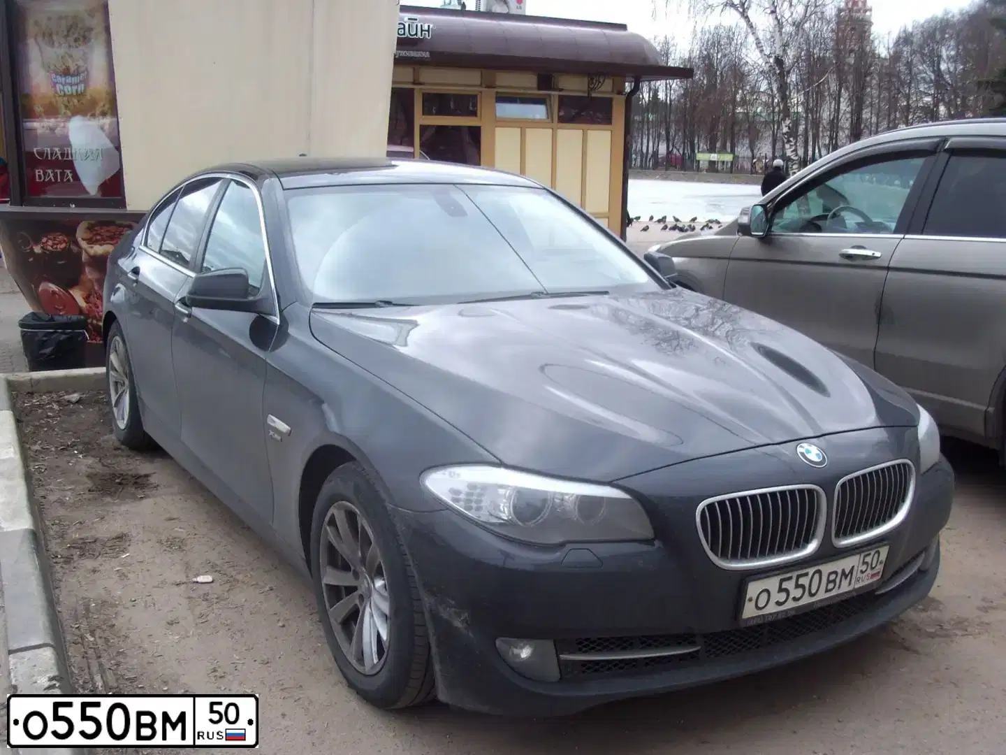 Фото автомобиля BMW 528I, 2012 — госномер Р355НВ797. Цвет: ЧЕРНЫЙ