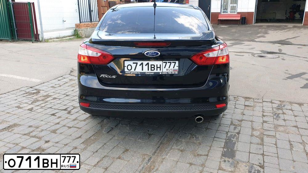Фото автомобиля FORD FOCUS, 2011 — госномер Е301МО763. Цвет: ЧЕРНЫЙ