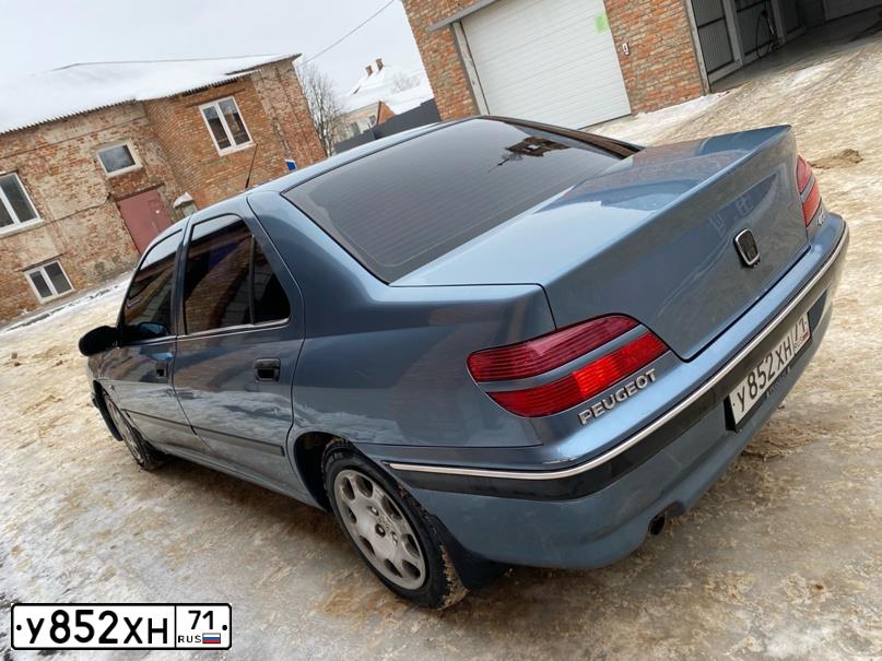 Фото автомобиля PEUGEOT 406, 2000 — госномер О699ТА71. Цвет: СВЕТЛО СИНИЙ