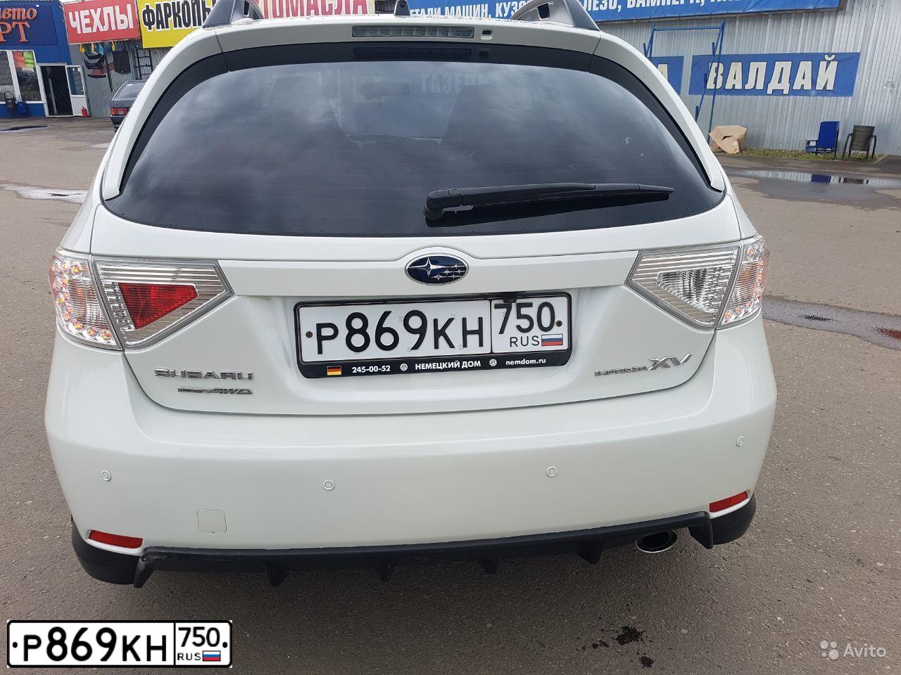 Фото автомобиля SUBARU IMPREZA, 2011 — госномер В642МК763. Цвет: Белый