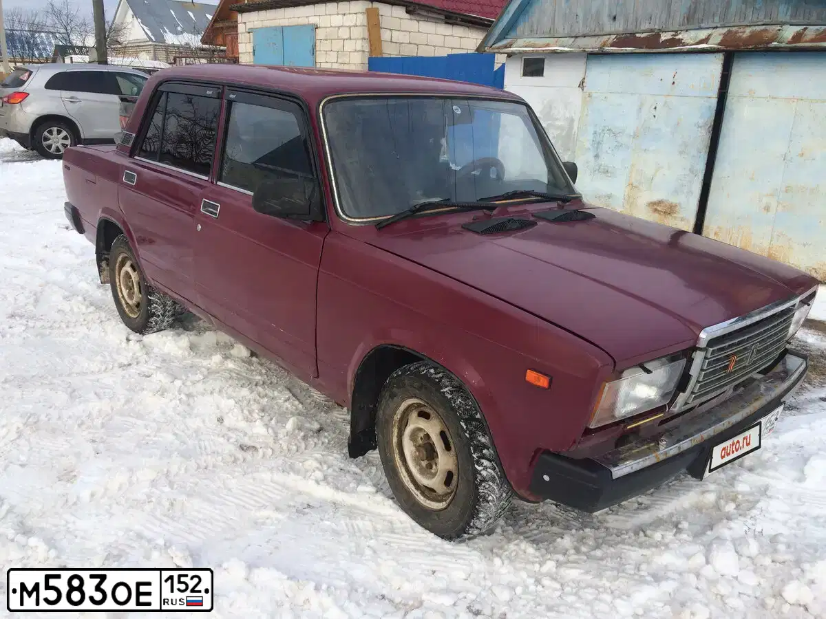 Фото автомобиля LADA 2107, 2003 — госномер М583ОЕ152. Цвет: ТЕМНО-БОРДОВЫЙ