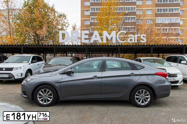 Фото автомобиля HYUNDAI I40, 2015 — госномер Е181УН716. Цвет: Серый