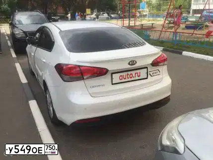 Фото автомобиля KIA CERATO, 2017 — госномер Н791ОВ799. Цвет: БЕЛЫЙ