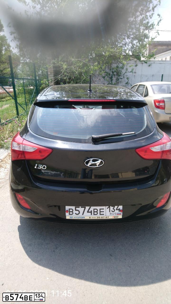 Фото автомобиля HYUNDAI I30, 2014 — госномер Н408КМ134
