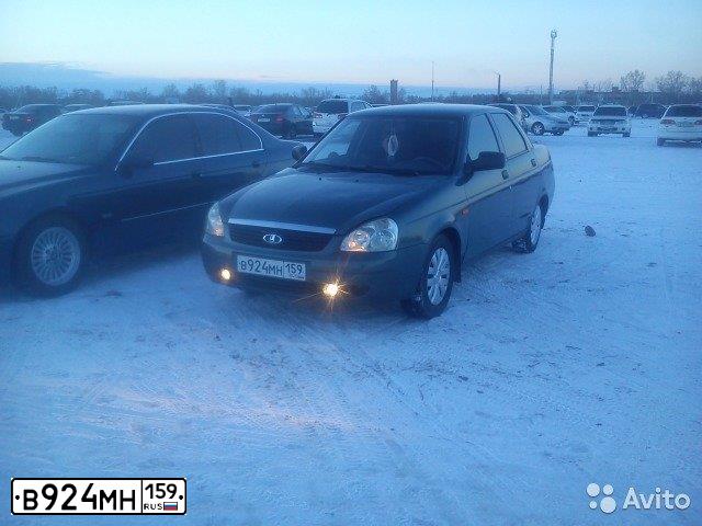 Фото автомобиля LADA PRIORA, 2007 — госномер О754ХО124. Цвет: СЕРЫЙ