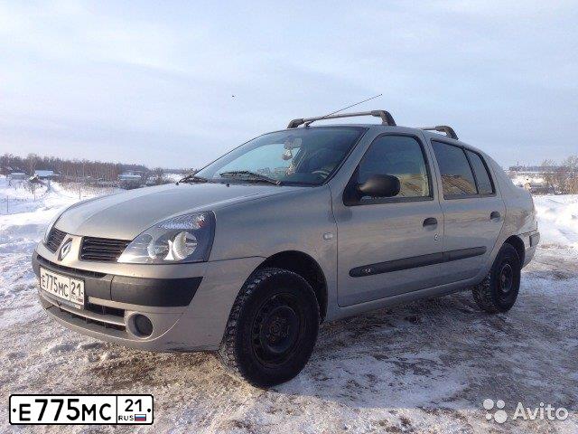 Фото автомобиля RENAULT SYMBOL, 2004 — госномер В236ХР12. Цвет: СЕРО-БЕЖЕВЫЙ