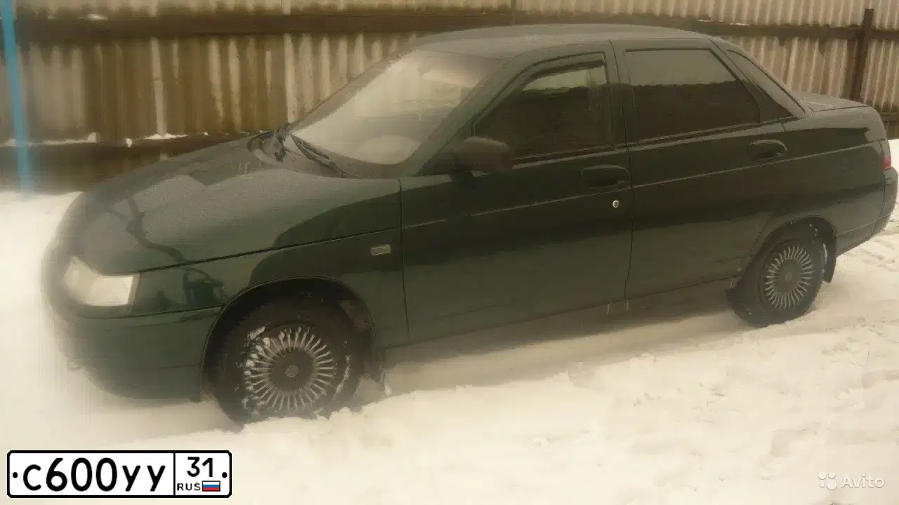 Фото автомобиля LADA 2110, 2004 — госномер С600УУ31. Цвет: ЗЕЛЕНЫЙ