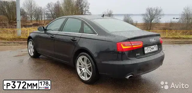 Фото автомобиля AUDI A6, 2011 — госномер К777УМ78. Цвет: ЧЕРНЫЙ