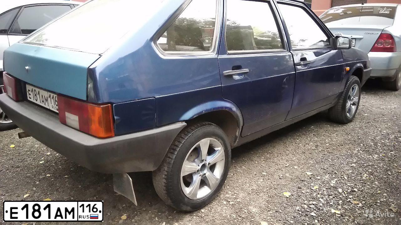 Фото автомобиля LADA 2109 SAMARA, 2005 — госномер Р880ЕО116. Цвет: Серебристо-темно-синий