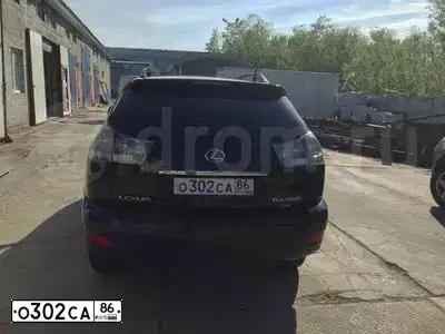 Фото автомобиля LEXUS RX, 2006 — госномер А086КВ186. Цвет: ЧЕРНЫЙ