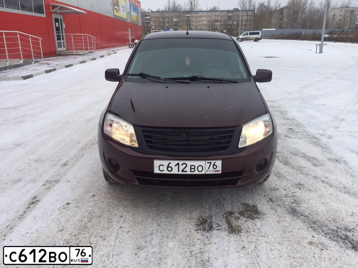 Фото автомобиля LADA 2190 GRANTA, 2013 — госномер В838УР76. Цвет: КРАСНЫЙ