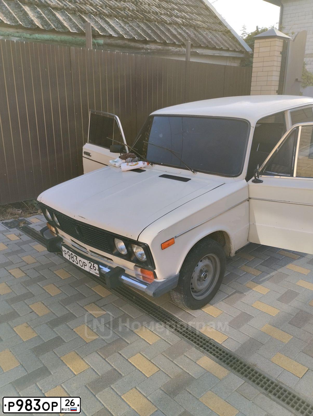 Фото автомобиля LADA 2106, 1988 — госномер С046АС126. Цвет: Белый