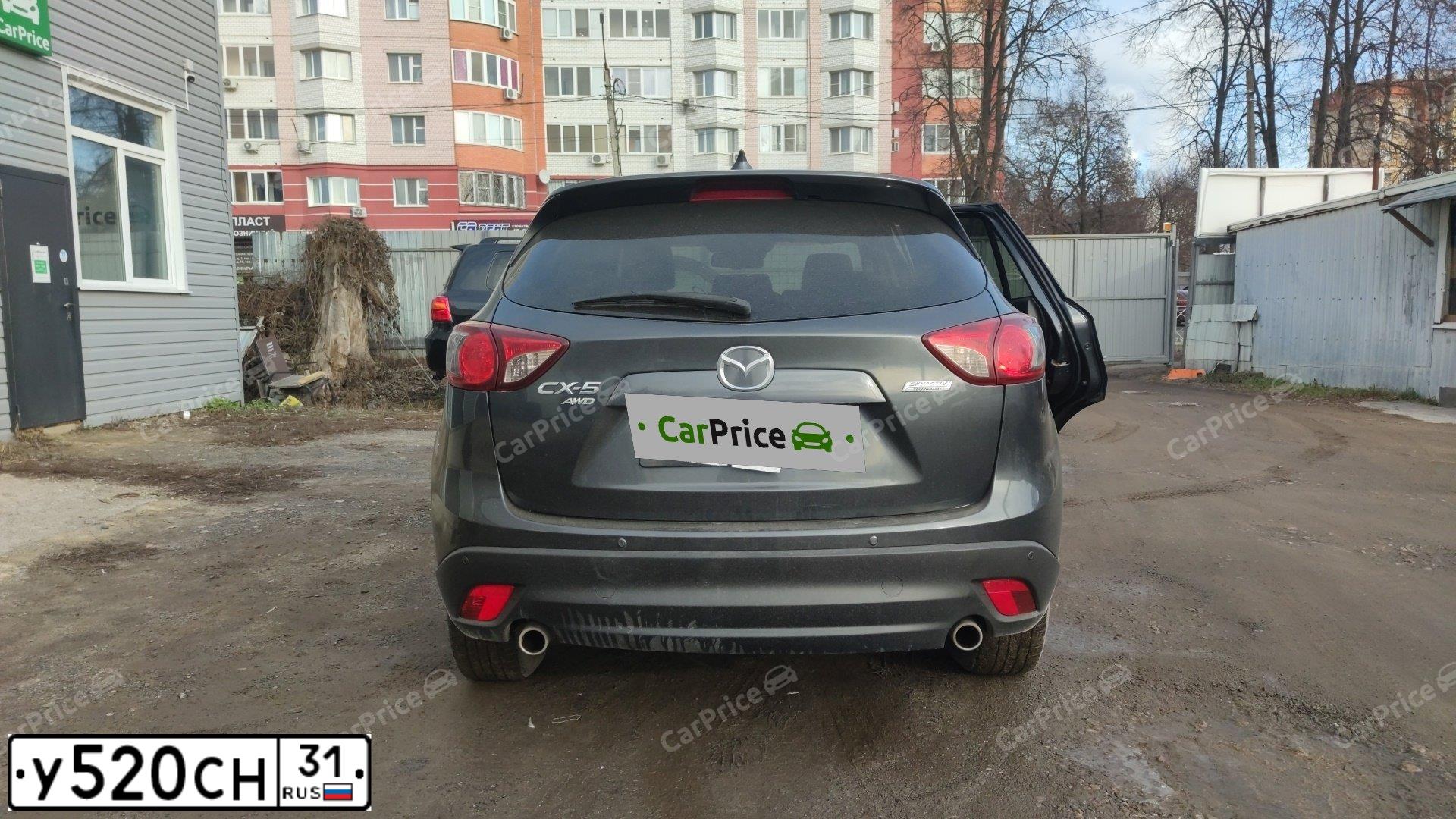 Фото автомобиля MAZDA CX-5, 2014 — госномер К707УК71. Цвет: СЕРЫЙ