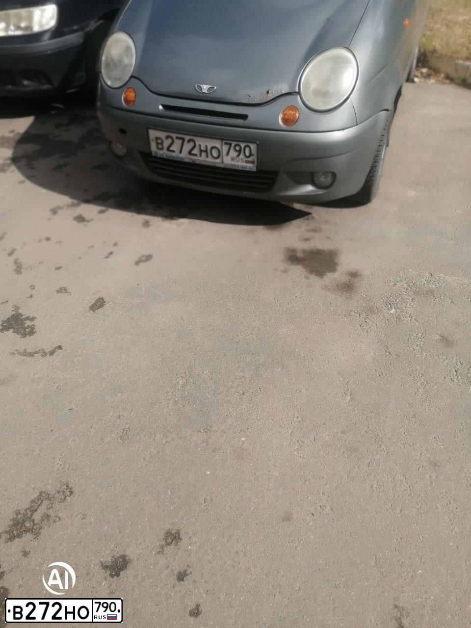 Фото автомобиля DAEWOO MATIZ, 2005 — госномер В272НО790. Цвет: ПЕРЛАМУТРОВО-СЕРЕБРИСТЫЙ