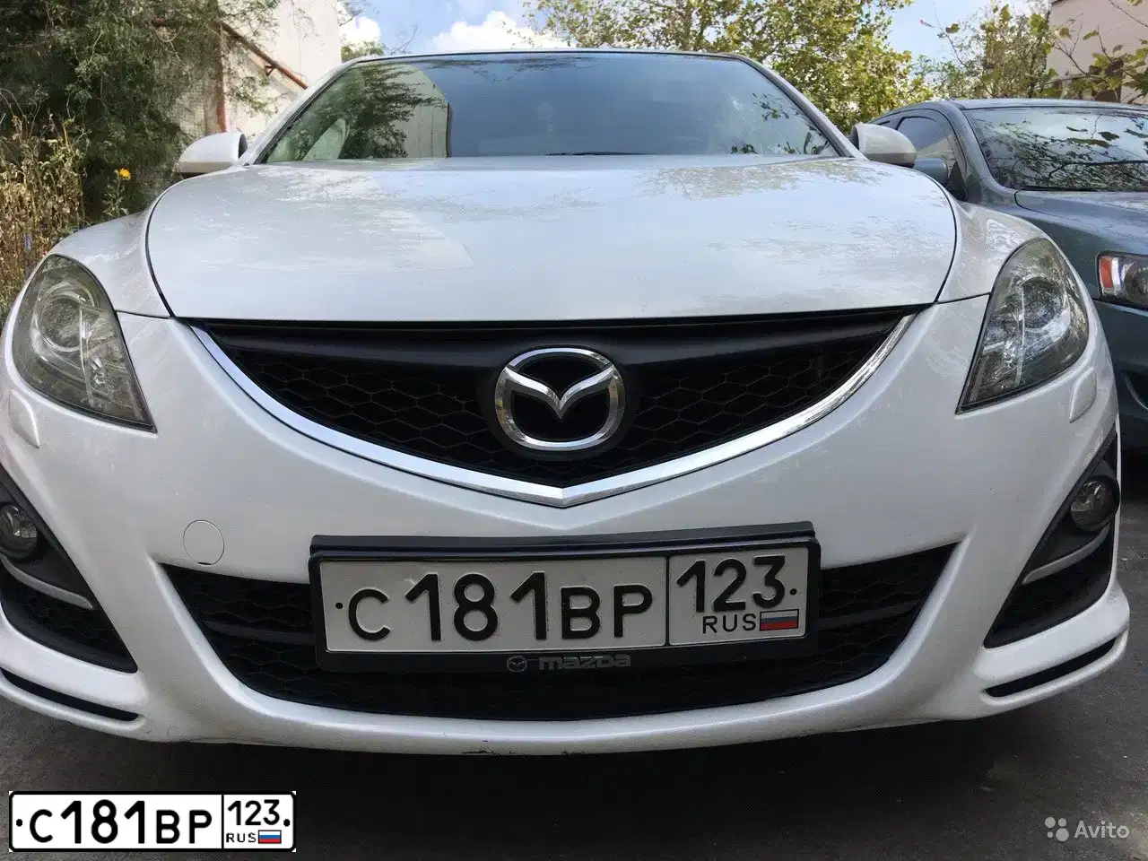 Фото автомобиля MAZDA 6, 2011 — госномер С181ВР123. Цвет: Белый