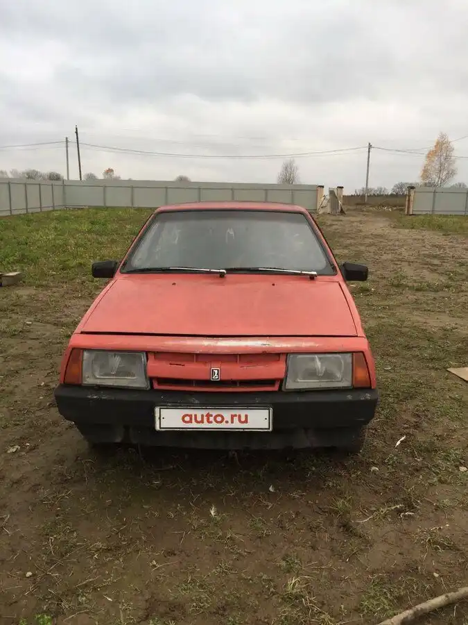 Фото автомобиля LADA 2109 SAMARA, 1988 — госномер К715ЕУ07. Цвет: Красный