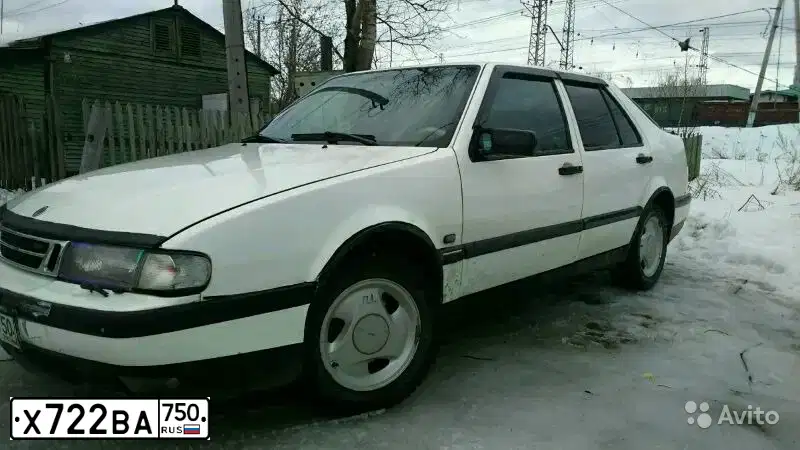 Фото автомобиля SAAB 9000, 1997 — госномер Х722ВА750. Цвет: БЕЛЫЙ
