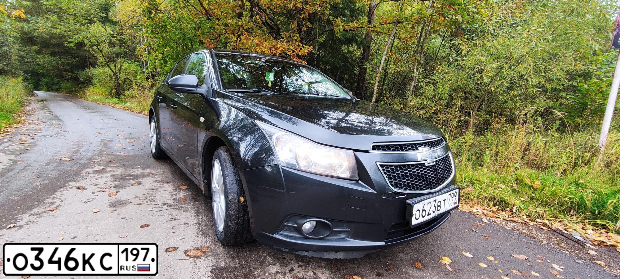 Фото автомобиля CHEVROLET CRUZE, 2011 — госномер М342РК21. Цвет: ЧЕРНЫЙ