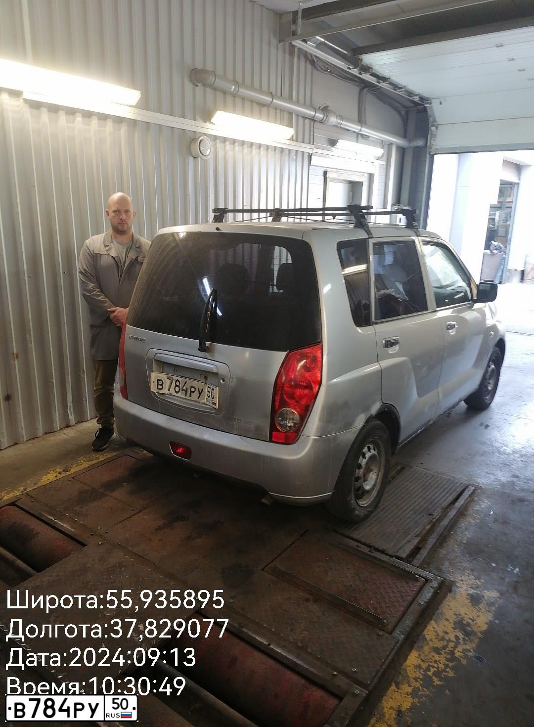 Фото автомобиля HAFEI SAIMA /SIMBO/, 2007 — госномер В784РУ50. Цвет: СЕРЫЙ