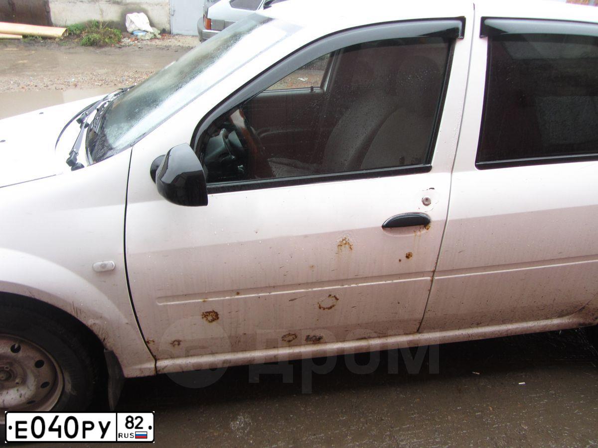 Фото автомобиля RENAULT LOGAN, 2010 — госномер К633ОУ154. Цвет: Белый
