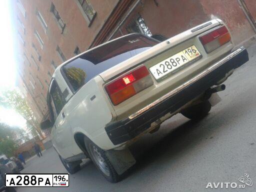 Фото автомобиля LADA 2107, 2001 — госномер А288РА196. Цвет: БЕЖЕВЫЙ