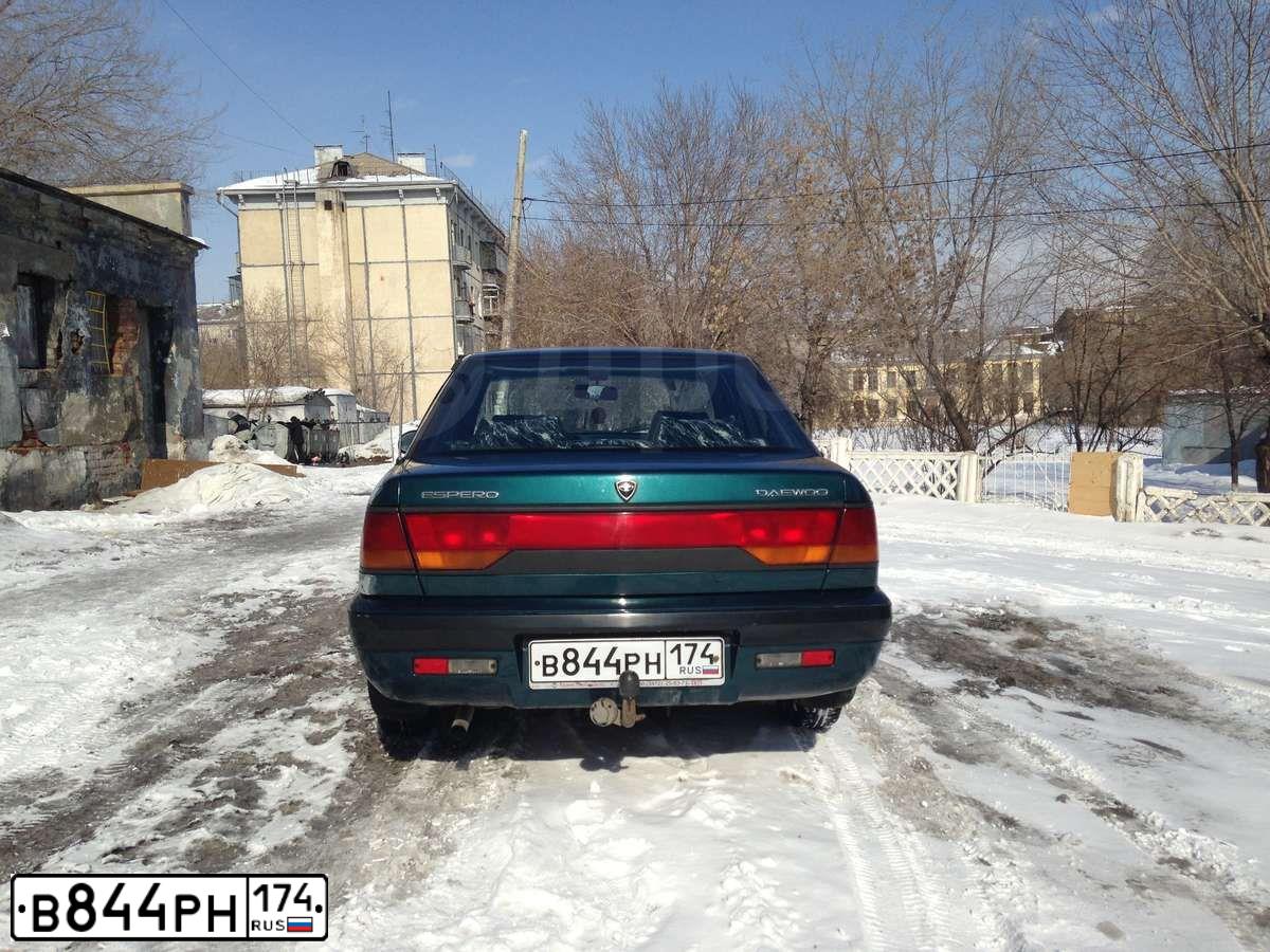 Фото автомобиля DAEWOO ESPERO, 1999 — госномер М513ВО02. Цвет: ЗЕЛЕНЫЙ