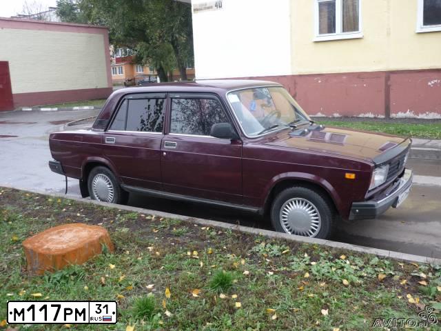 Фото автомобиля LADA 2105, 2006 — госномер Х779ТО31. Цвет: ТЕМНО-ВИШНЕВЫЙ