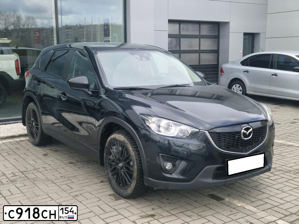 Фото автомобиля MAZDA CX-5, 2013 — госномер О593УР196. Цвет: ЧЕРНЫЙ