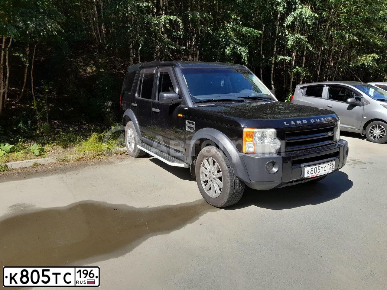 Фото автомобиля LANDROVER DISCOVERY, 2007 — госномер К805ТС196. Цвет: ЧЕРНЫЙ