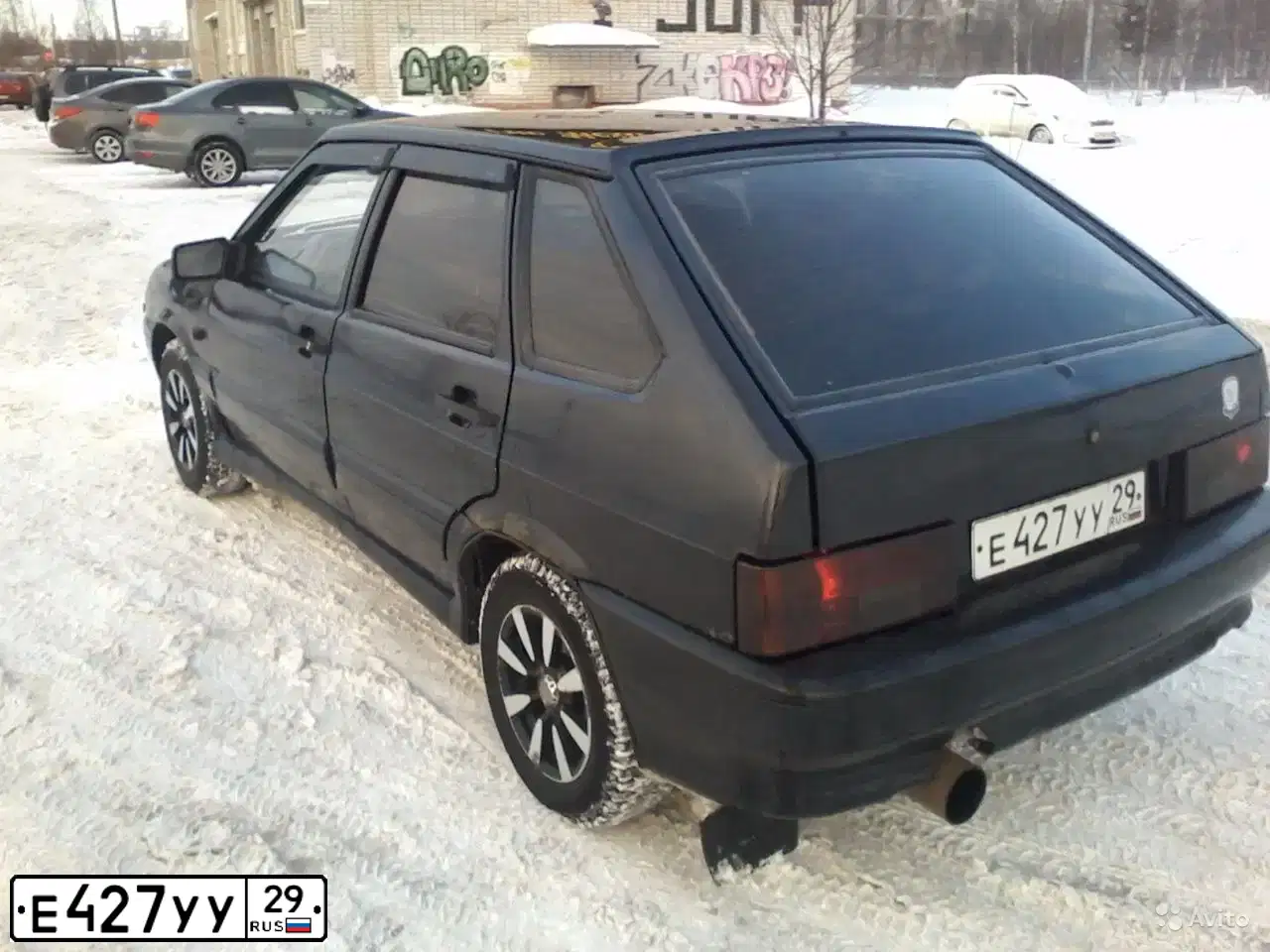 Фото автомобиля LADA 2114, 2008 — госномер М264КК29. Цвет: ЧЕРНЫЙ