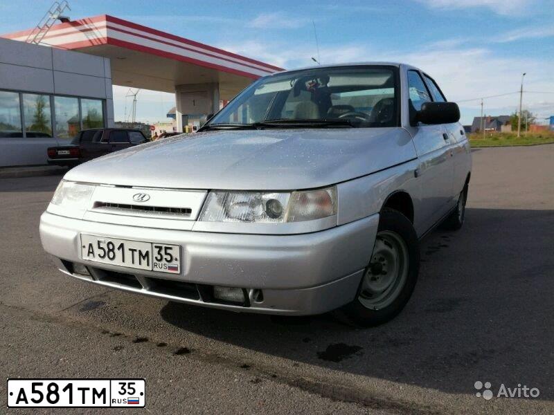 Фото автомобиля LADA 2110, 2006 — госномер А581ТМ35. Цвет: Светло-Серебристый металлик