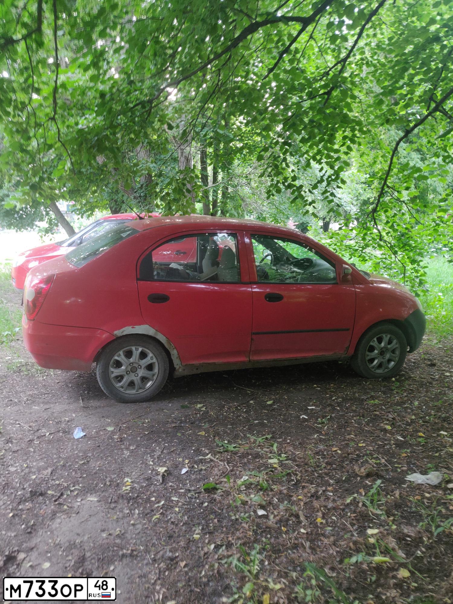 Фото автомобиля CHERY QQ6 /S21/, 2008 — госномер Х820МВ136. Цвет: Красный