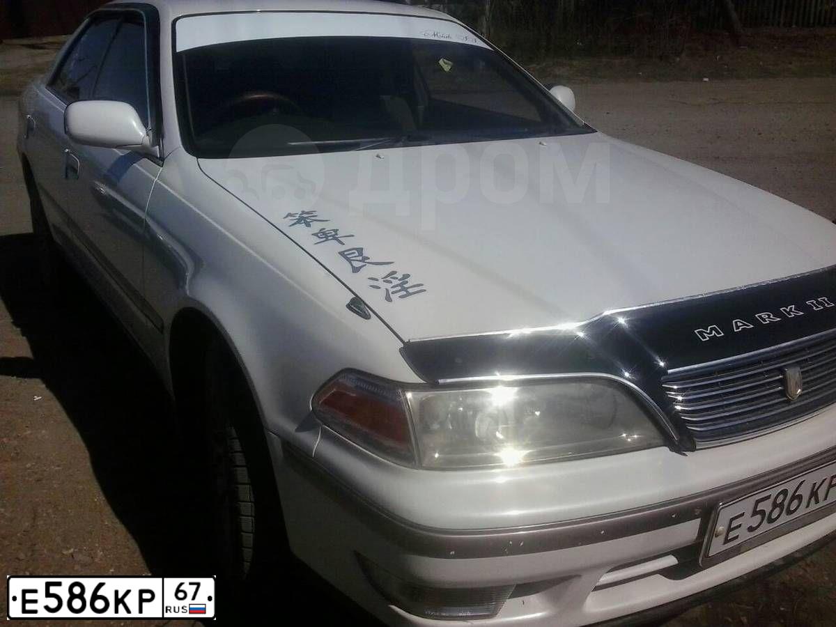 Фото автомобиля VOLKSWAGEN PASSAT, 1996 — госномер Е586КР67. Цвет: ГОЛУБОЙ