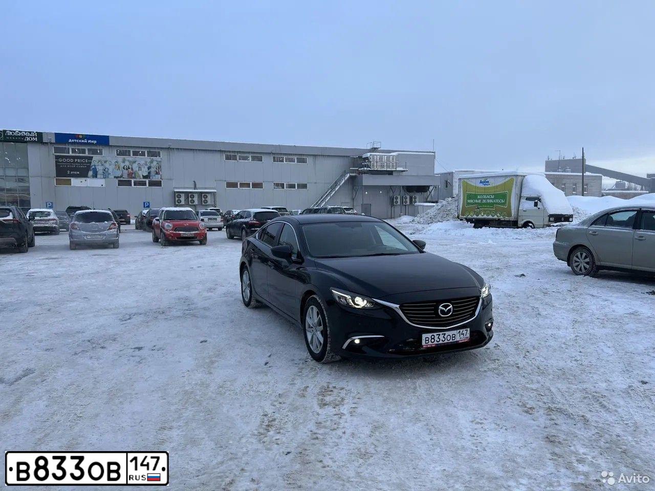 Фото автомобиля MAZDA 6, 2015 — госномер В669АС76. Цвет: ЧЕРНЫЙ