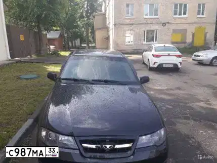 Фото автомобиля ДЭУ НЕКСИЯ БЕЗ МОДЕЛИ, 2011 — госномер С987МА33. Цвет: Бледно-Черный